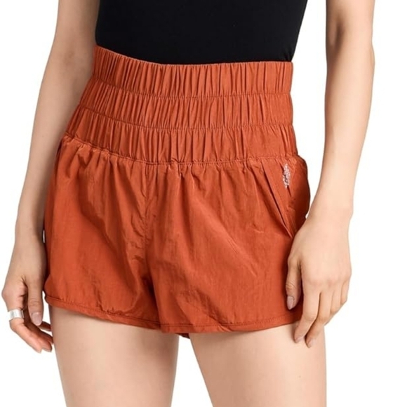 NEW Free People The Way Home Active  Shorts in Copper Size Small - Picture 1 of 8